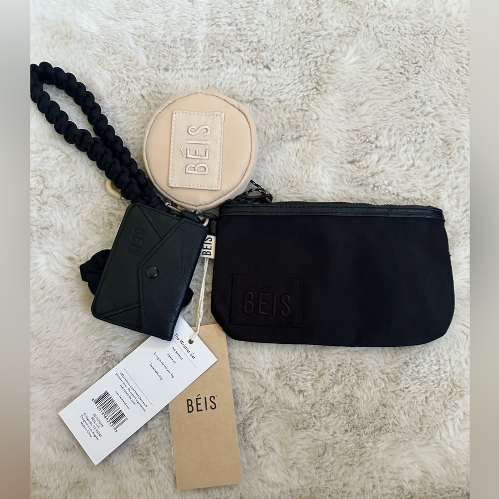 BEIS Wristlet Pouch Trio Set - NWT COMPLETE SET